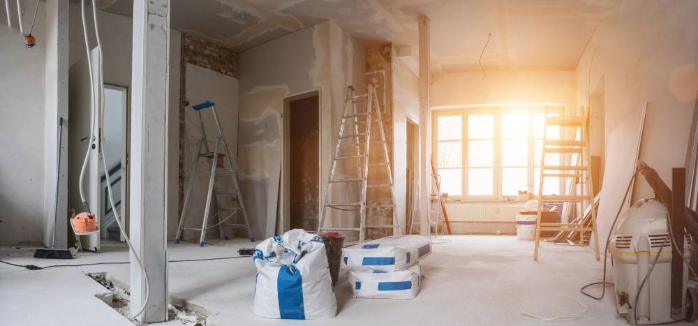 rénovation près de Larnas